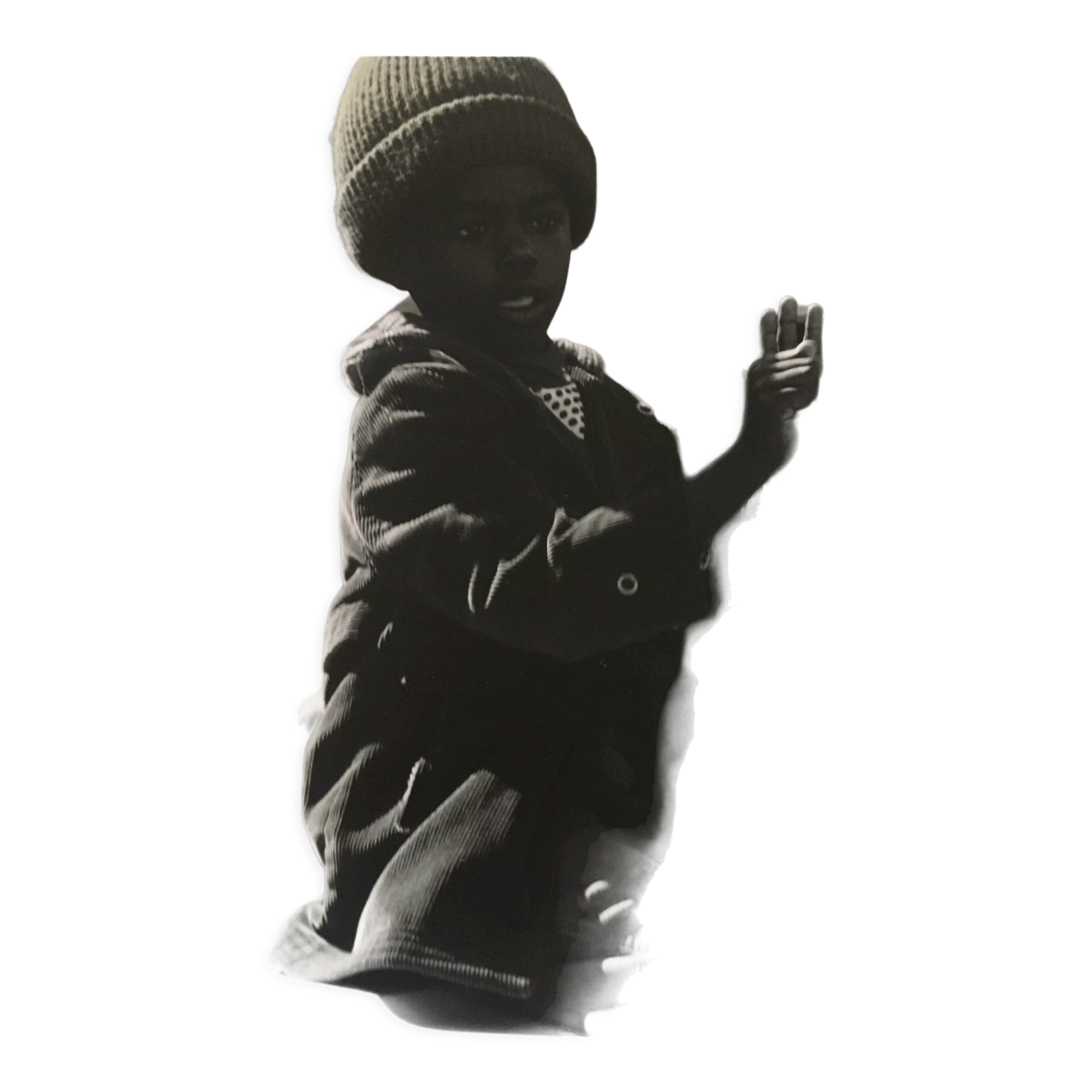 Great 80s photo print. Kid. USA