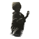 Great 80s photo print. Kid. USA