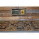 1970s vintage Turkish Oushak handmade wool runner 97x327