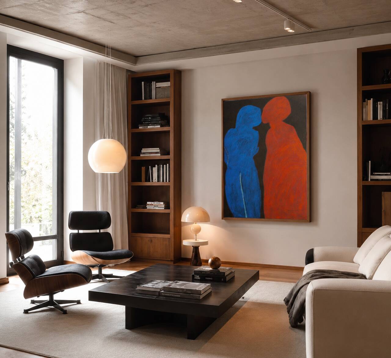 Came closer peinture figurative minimaliste