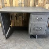 Industrial metal desk