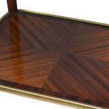 Mahogany and rosewood table