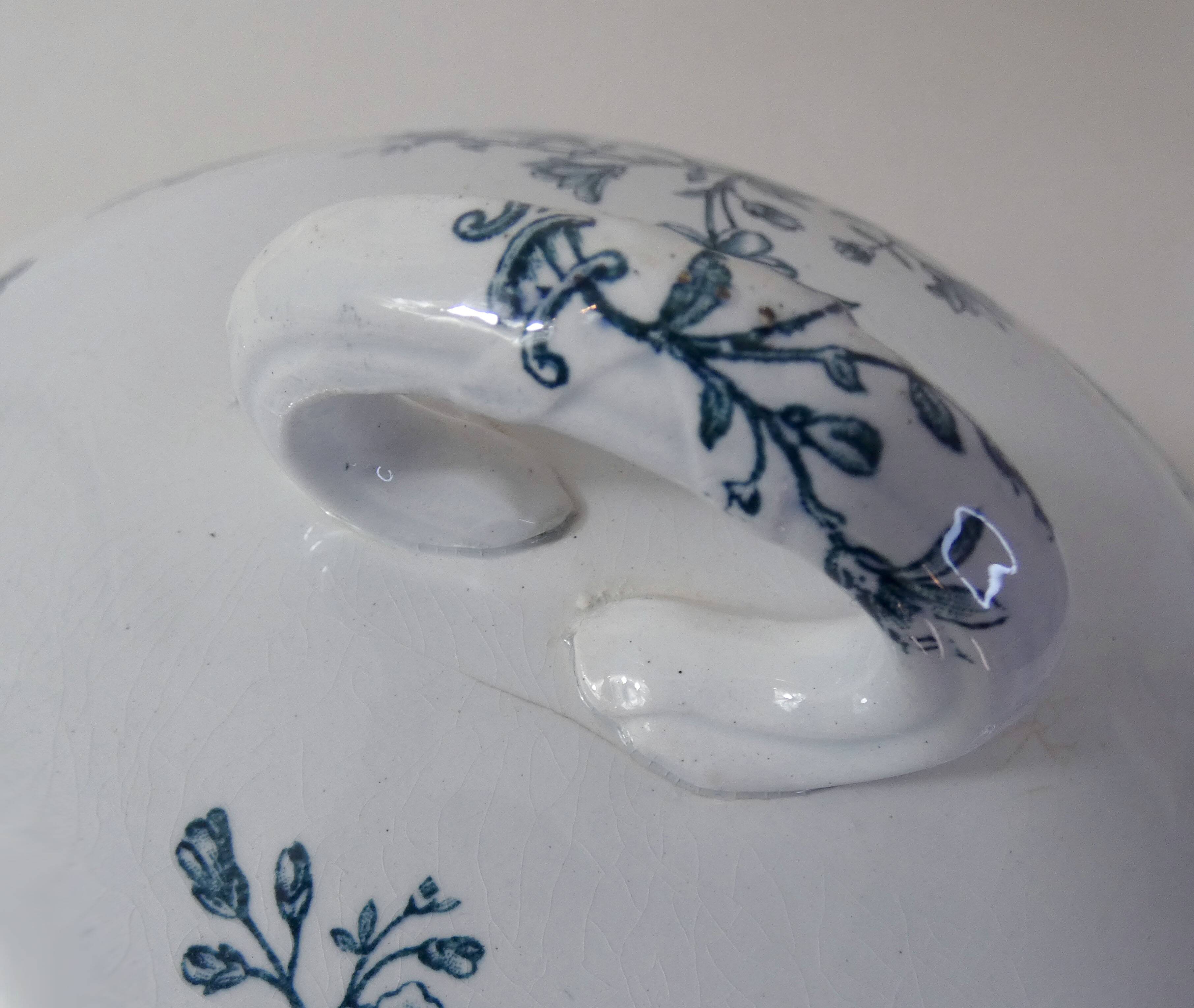 Iron earth tureen flowers althaea