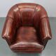 Fauteuil en cuir vintage, Tchécoslovaquie