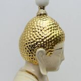 Mid-Century Modern Italian Porcelain Buddha Table Lamp by Zanotto, 1970s