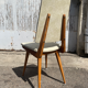 Lot de 4 chaises 1950 revêtement skaï