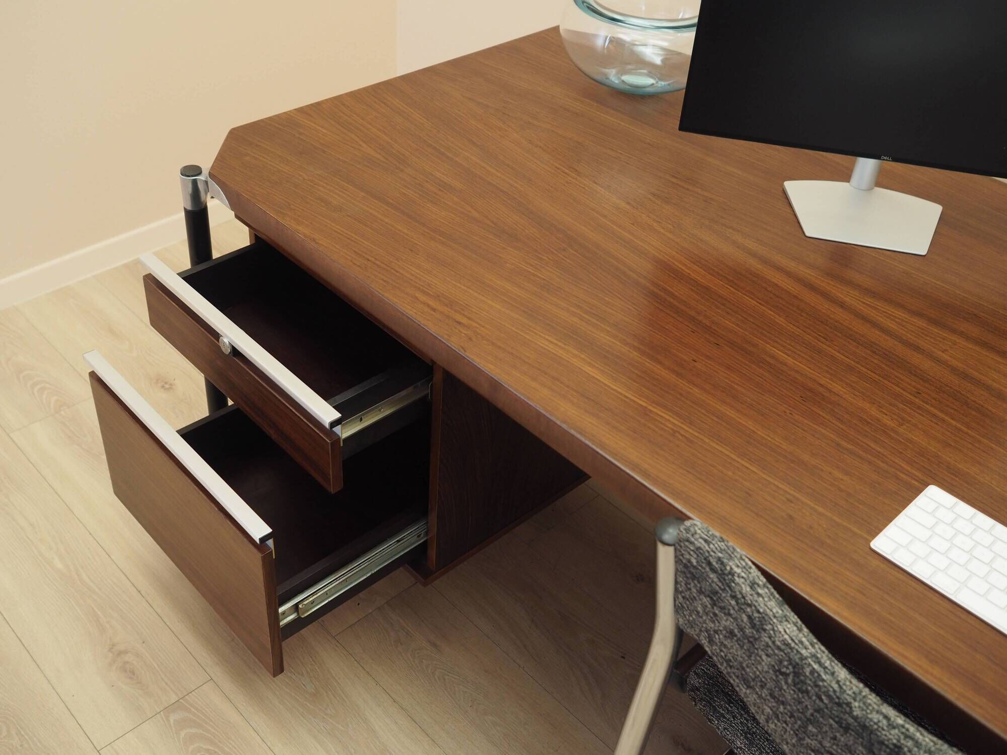 Rosewood desk by Ico and Luisa Parisi, MIM Roma, 1970s
