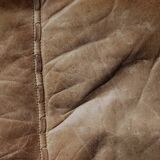 Vintage Mid-Century German Modern Leather Swivel Chairs by Carl Straub