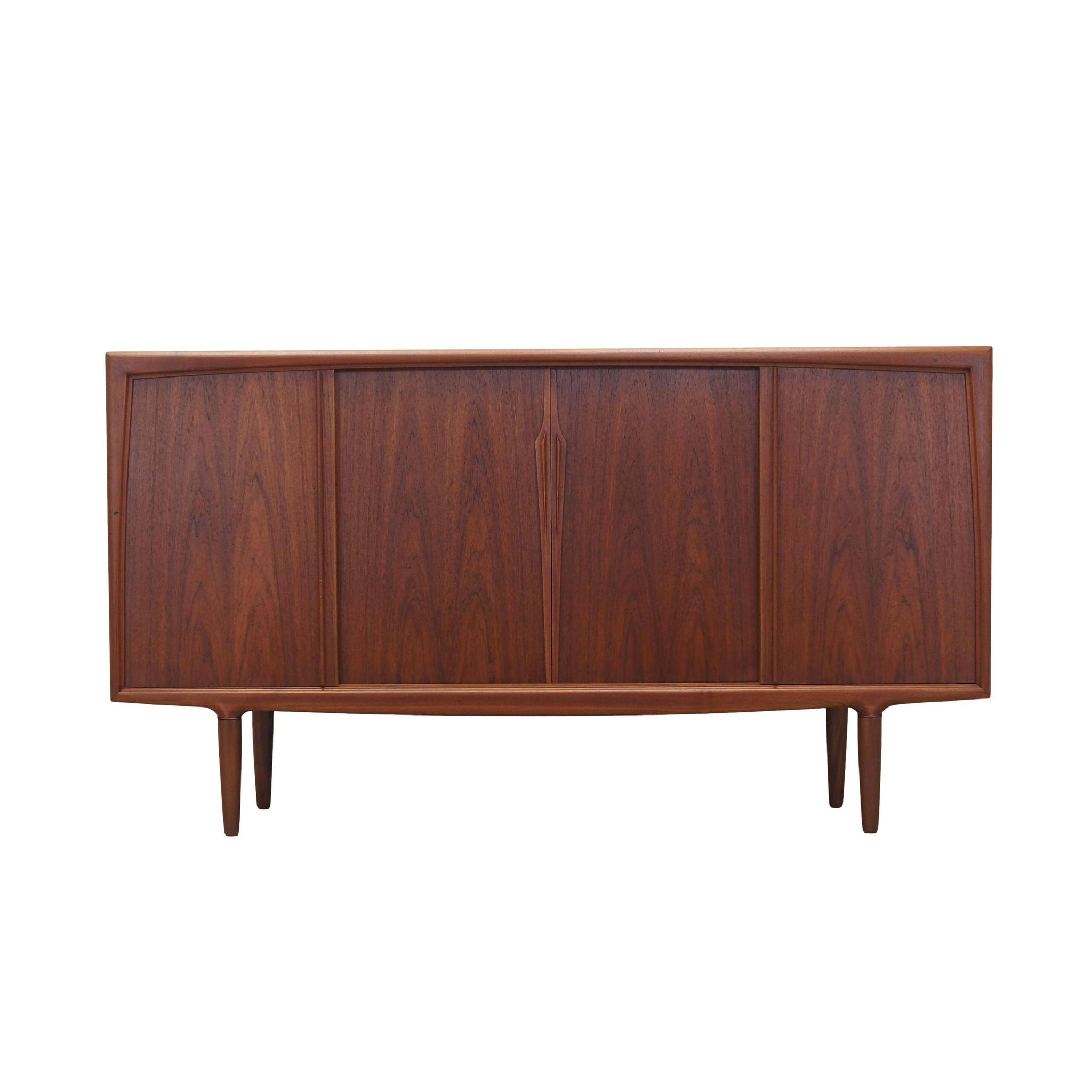 Teak highboard, Danish design, 1960s, production: Omann Jun
