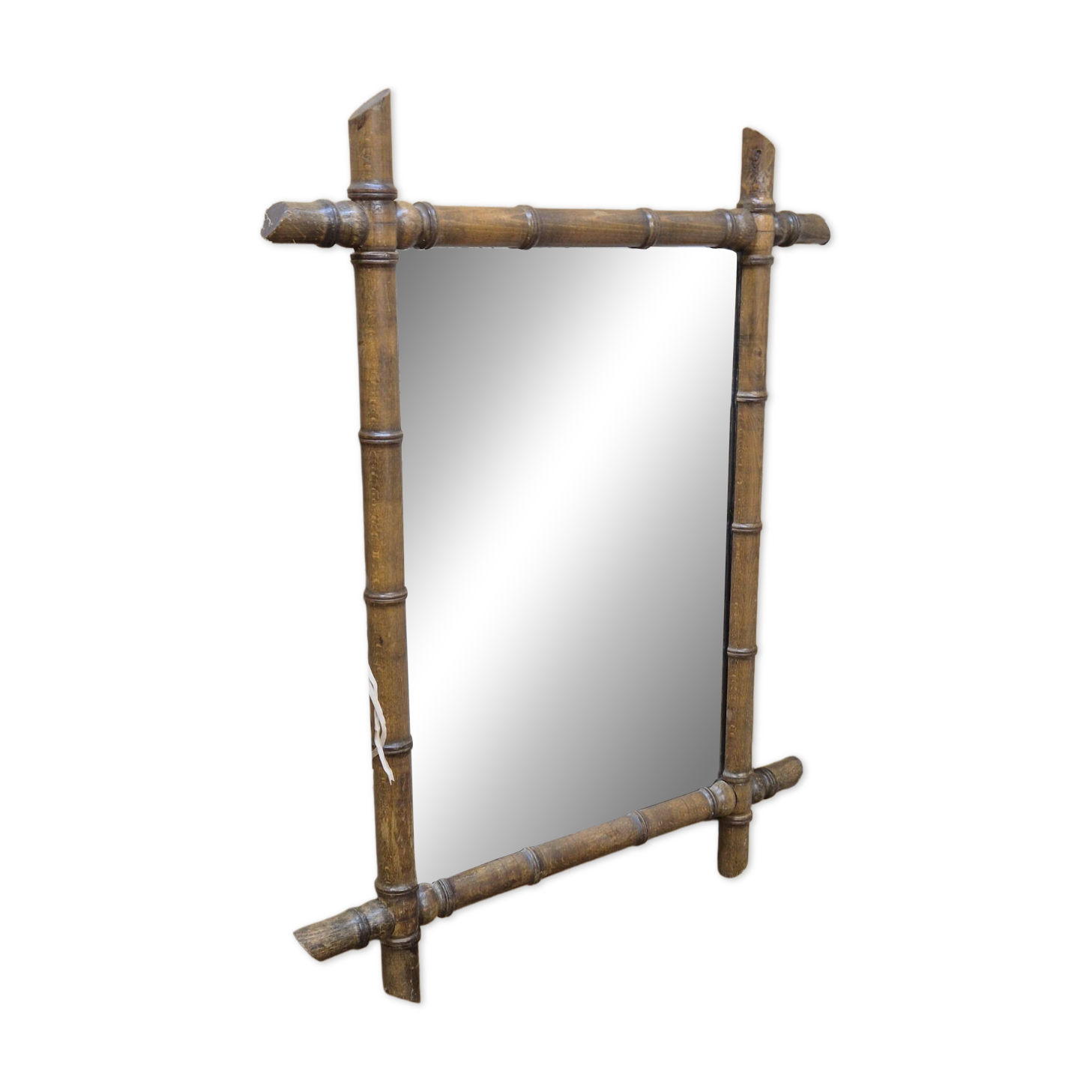 Old wooden mirror