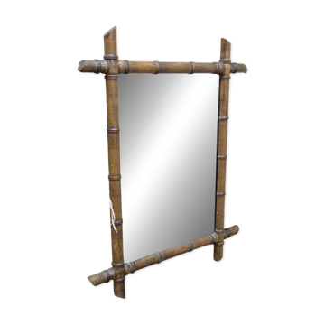 Ancien miroir bois