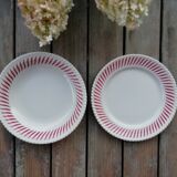 Paire de plats de service