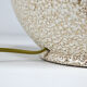 Round art deco ceramic lamp besnard style