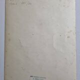 Old photograph by Eugène Fiorillo after Fix Masseau, bust of Beethoven, silver print