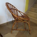 Rattan armchairs for children, 1980s