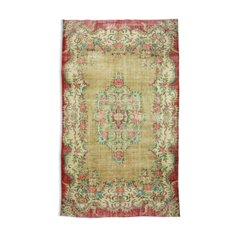 Tapis vintage anatolien fait main 274 cm x 163 cm