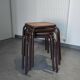 4 tabourets Mullca indus, atelier, école époque vintage