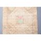 Vintage Turkish Hand-Knotted Wool Cotton Beige Runner Rug 111x305