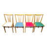 Lot de 4 chaises scandinave