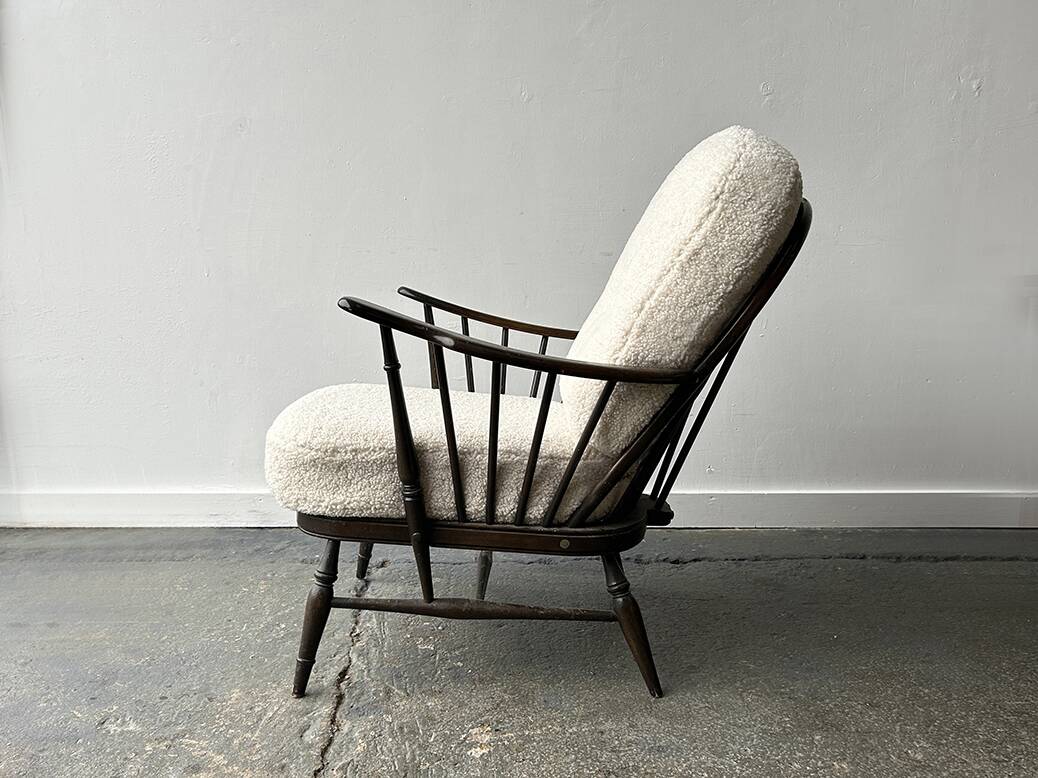 Vintage Mid-Century Ercol Windsor 2 seat sofa and armchair set