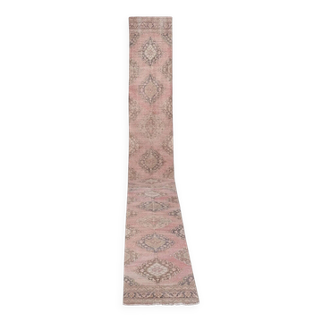 Tapis de couloir turc vintage