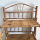Folding bamboo shelf