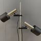 double shaded metal floorlamp by J. Hoogervorst for Anvia Netherlands