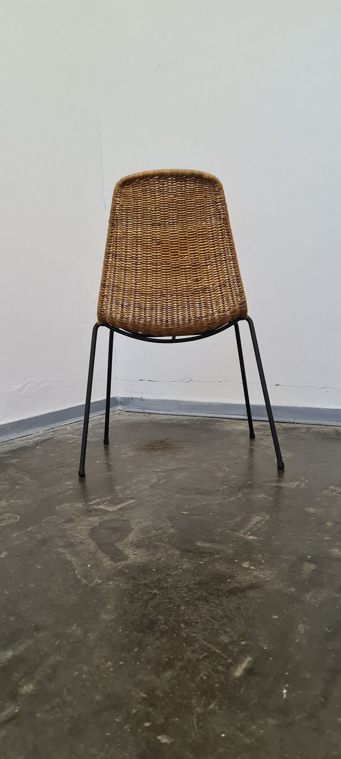 Wicker chair 1950