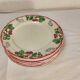 Series of 8 vintage dessert plates Montmorency model of Longwy faïenceries