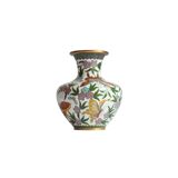Cloisonné enamel butterfly vase, China 1950s