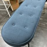 Corduroy upholstery bench