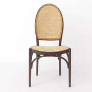 Pair of Vintage Thonet Bentwood Dining Chairs, Viennese Cane, 1960s–1970s