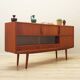 Buffet haut en teck, design danois, années 1970, production : Danemark