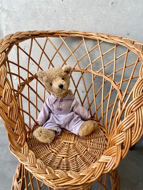 Rattan and wicker children's chair