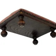 Pouf Art Déco repose-pieds design minimaliste des années 30