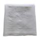 Old linen sheet embroidered with fancy days-monogram GB-225x278cm