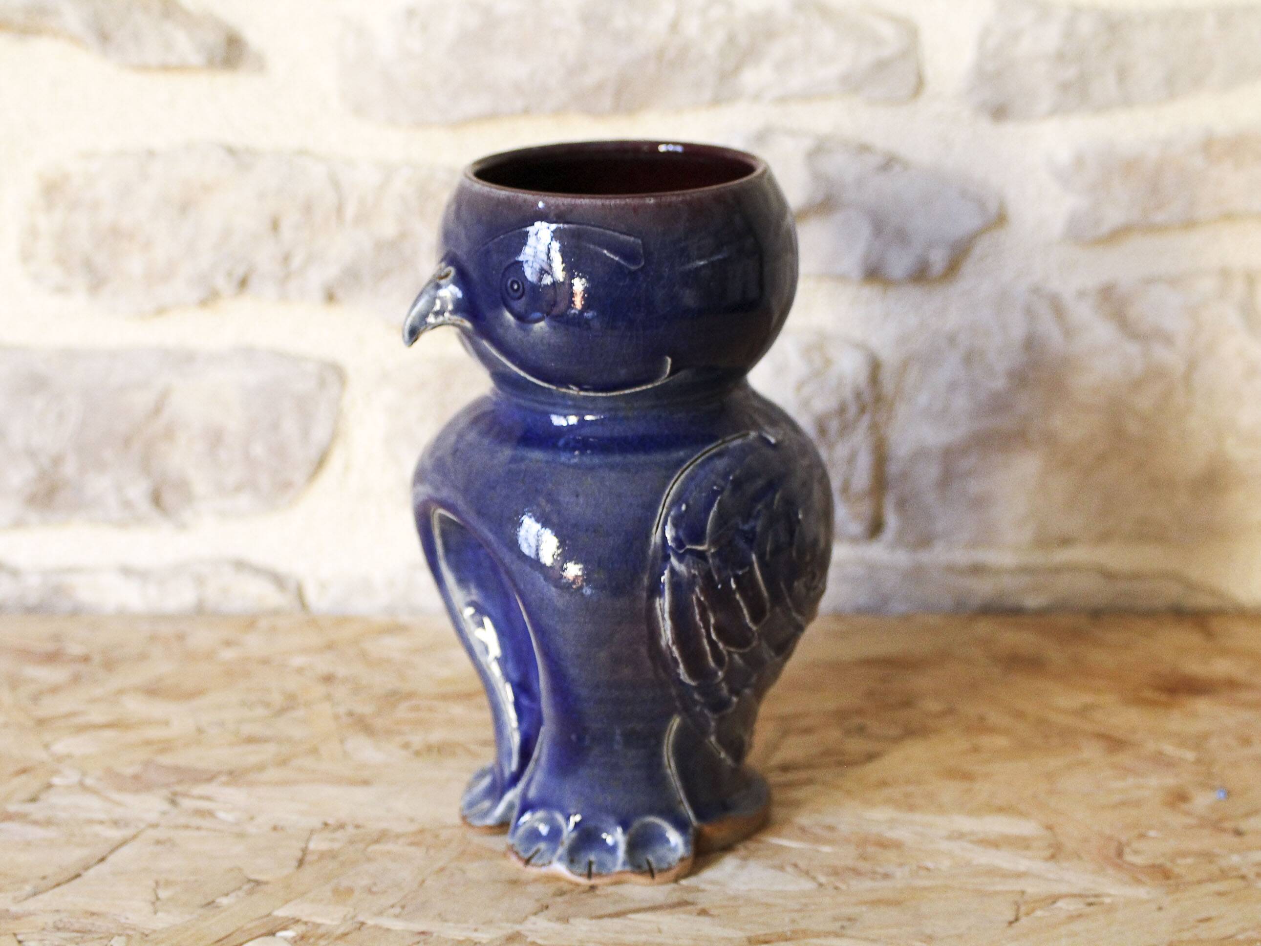 Vase in the shape of an owl Pottery of Alésia