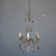 Pampille bronze chandelier and charm
