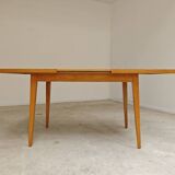 Extendable lacquered table czechoslovakia trud 1960