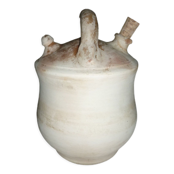 Cruche en terre cuite naturelle ancienne