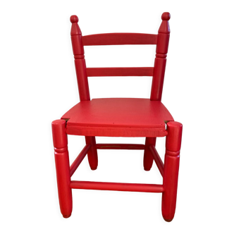 Wooden children's chair