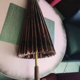 Asian paper and rattan umbrella
