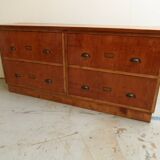 Armoire d'apothicaire vintage avec tiroirs années 50