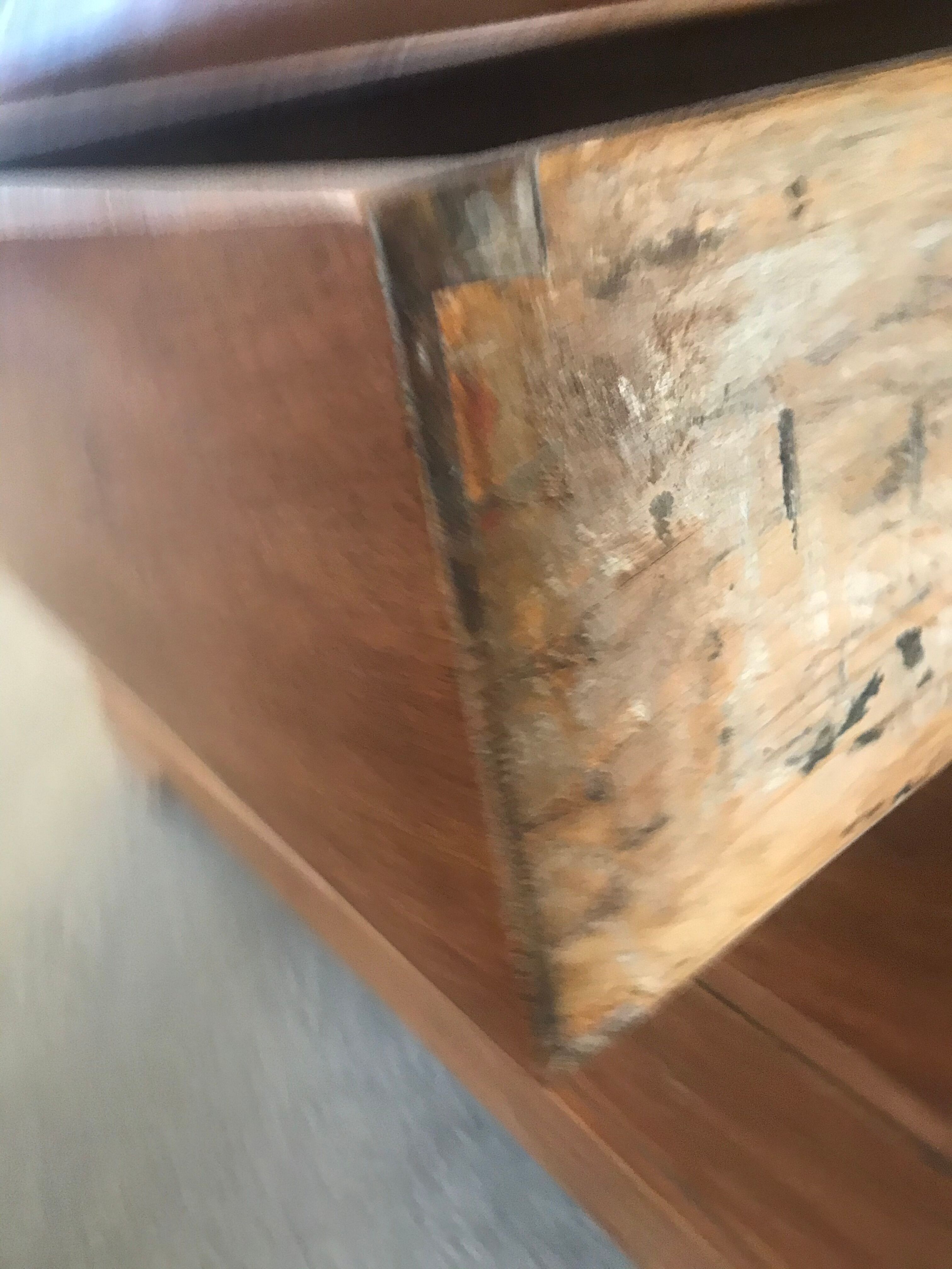 Louis Philippe period dresser in solid walnut