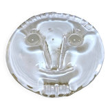 Presse-papier visage verre d'art design scandinave