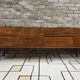 Vintage Scandinavian lowboard in teak – Minimalist sideboard from the 60s/70s.
