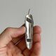 Set of 6 metal knife rests, name holders.