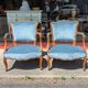 Paire fauteuils cabriolet Louis XV