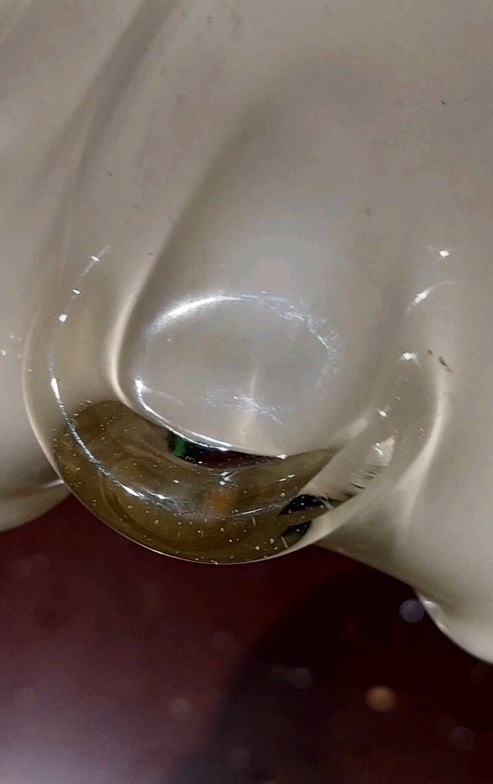 All Fruits glass bowl from Murano by Dino Martens with gold flecks 1960s