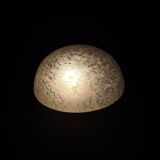 Glass vintage globe ceiling light